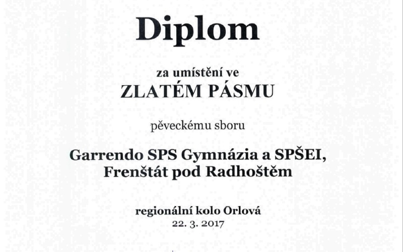SPS Garrendo sbírá úspěchy
